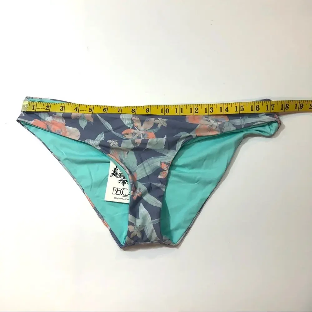 BECCA Hipster Bikini Bottom floral swim XL